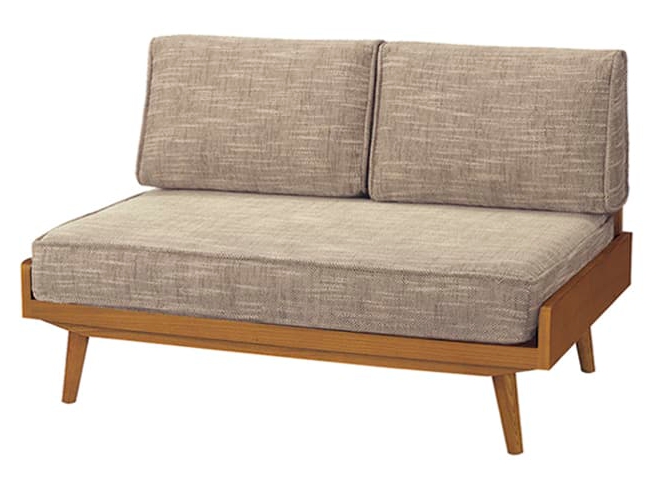 ALBERO(アルベロ) カバーリングソファ 2シーター チークカラーの画像